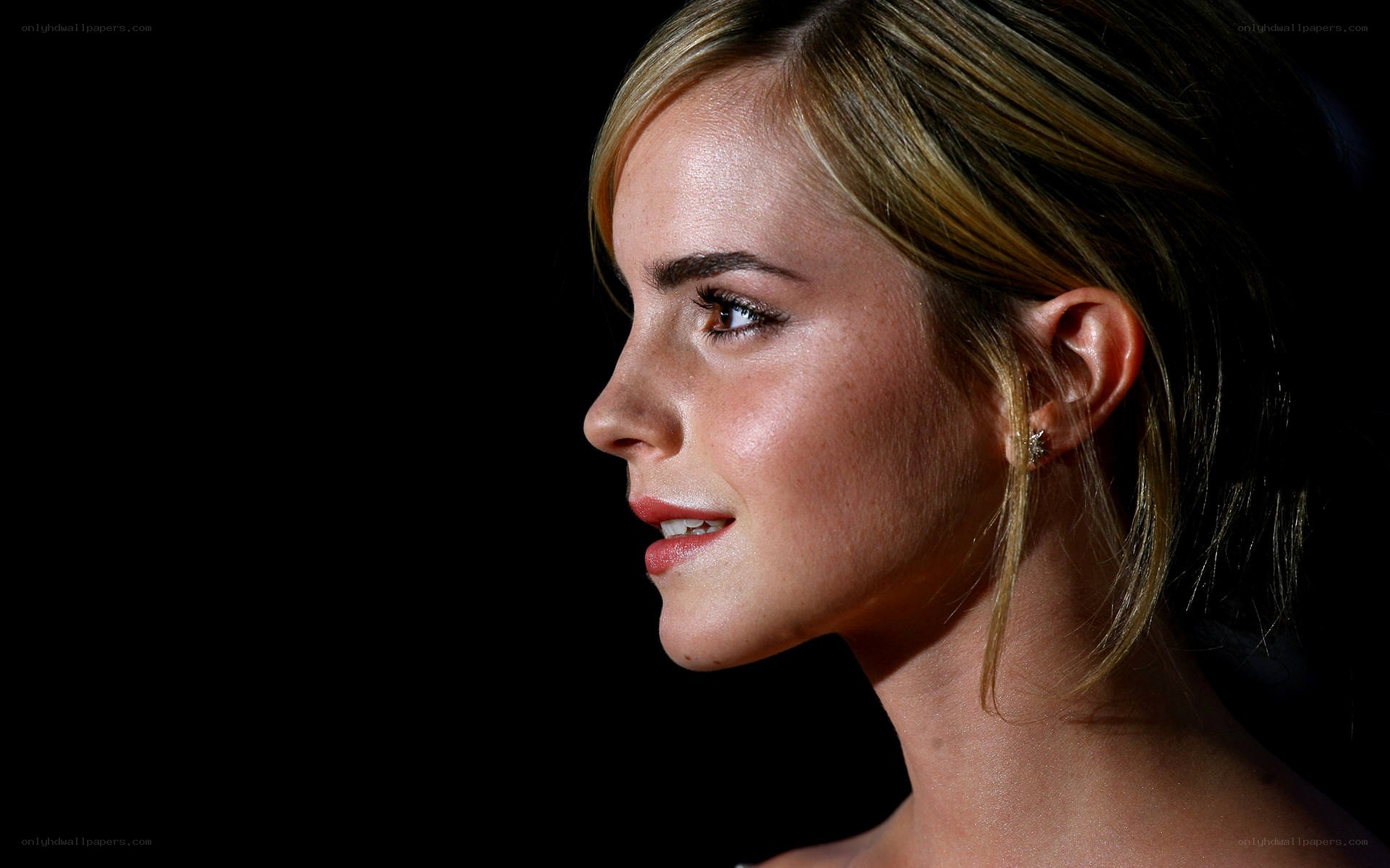 Emma Watson profile portrait
