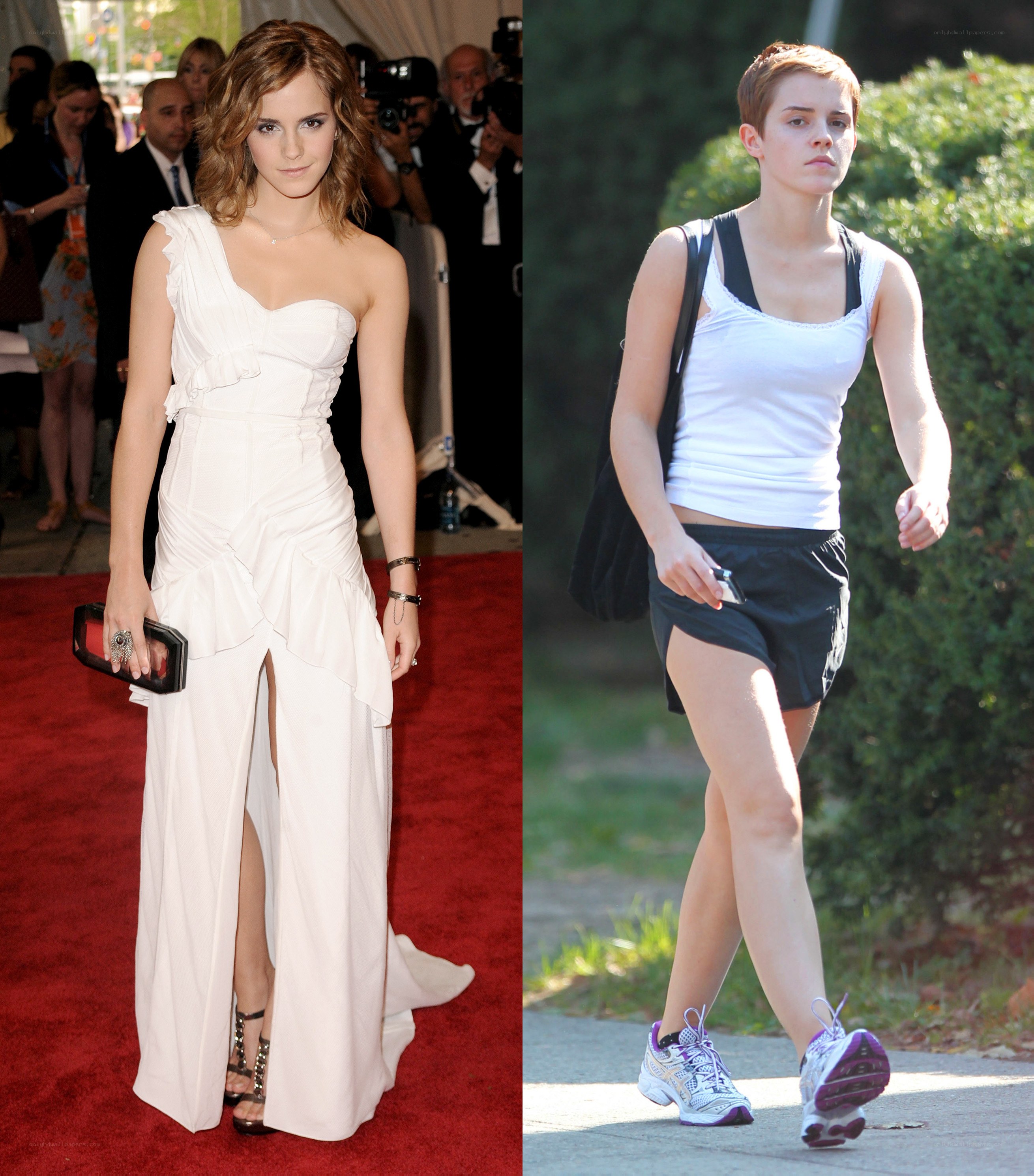 Emma Watson red carpet and casual
