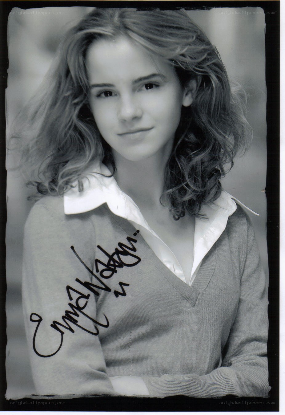 Emma Watson signed photo