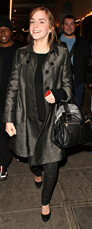 Emma Watson walking outside
