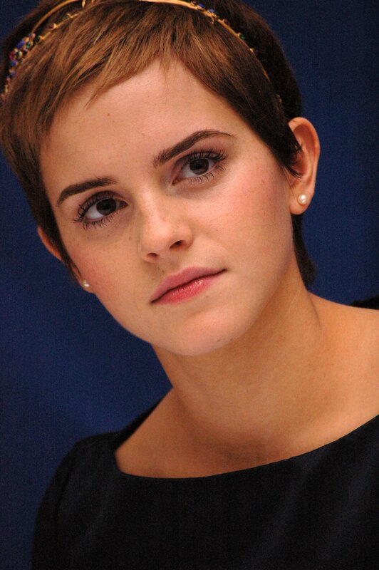 Emma Watson with short hair