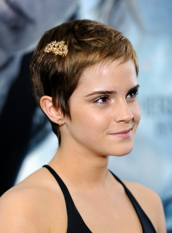 Emma Watson with short hair