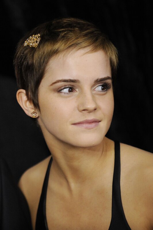 Emma Watson with short hair