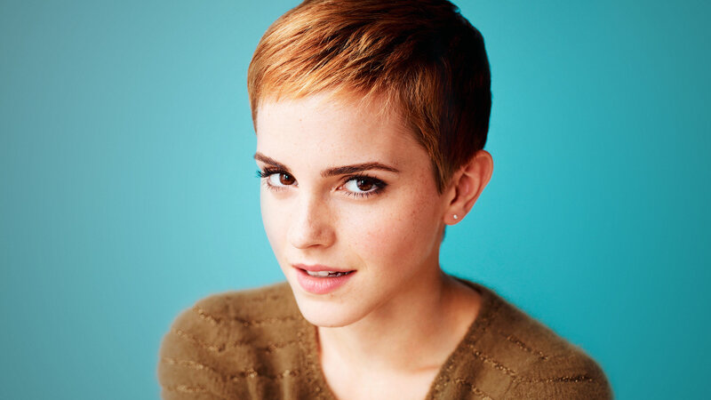 Emma Watson with short hair