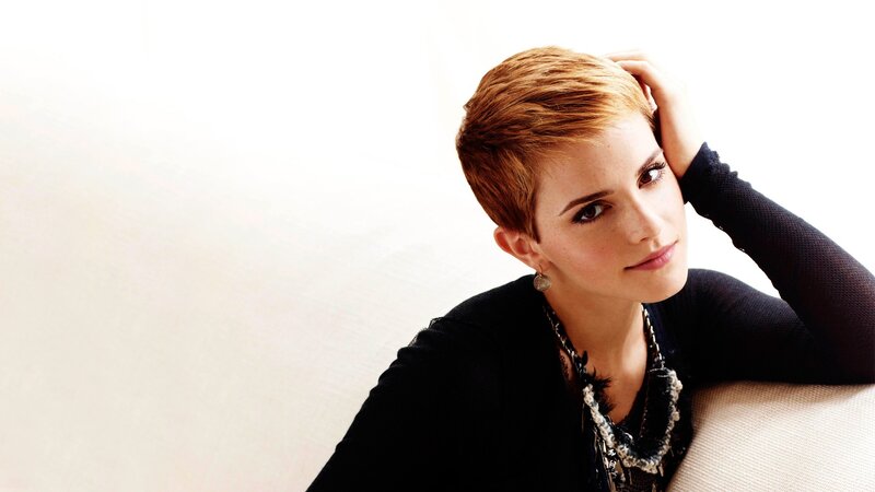 Emma Watson with short hair