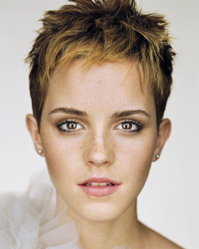 Emma Watson with short hair