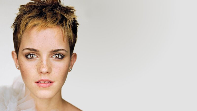 Emma Watson with short hair