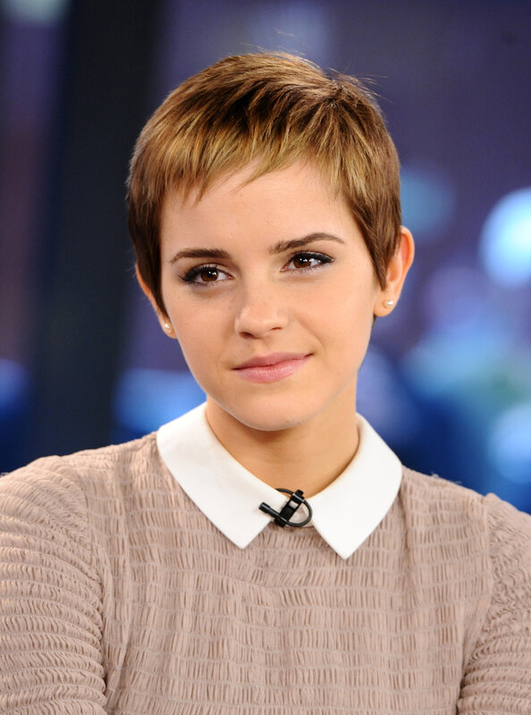 Emma Watson with short hair