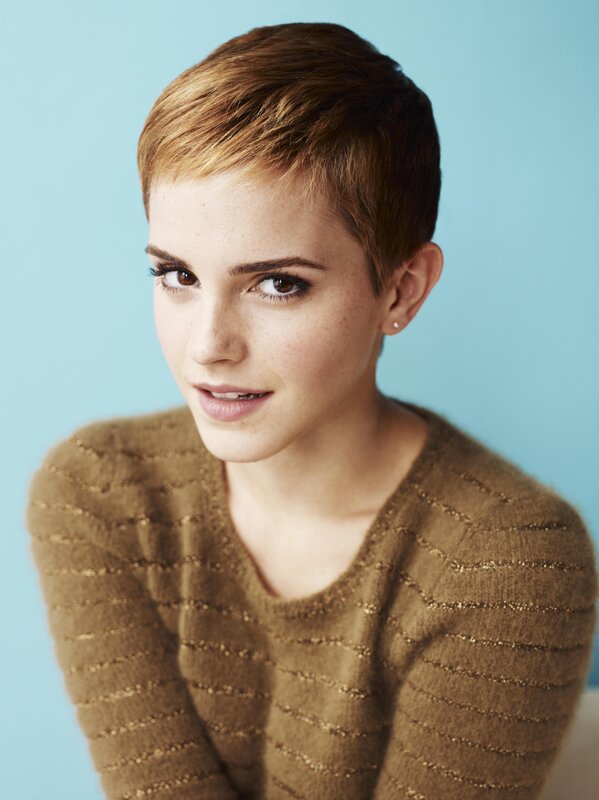 Emma Watson with short hair