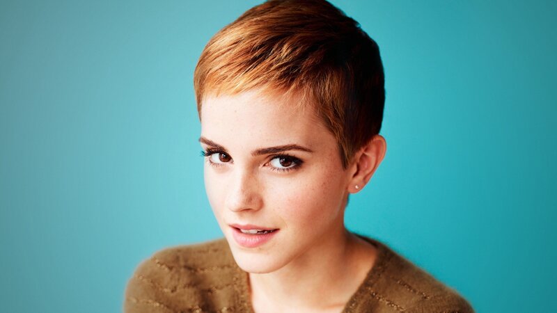 Emma Watson with short hair