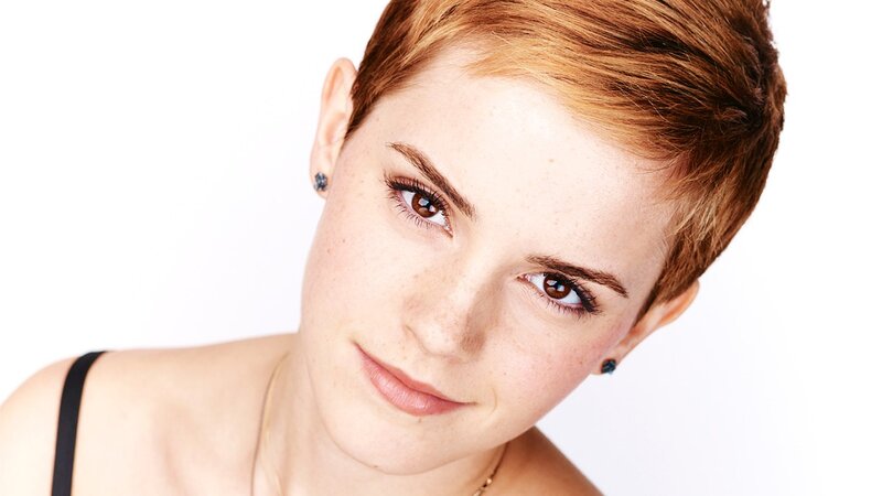 Emma Watson with short hair