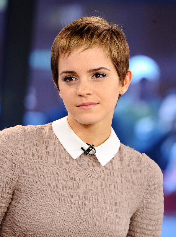 Emma Watson with short hair