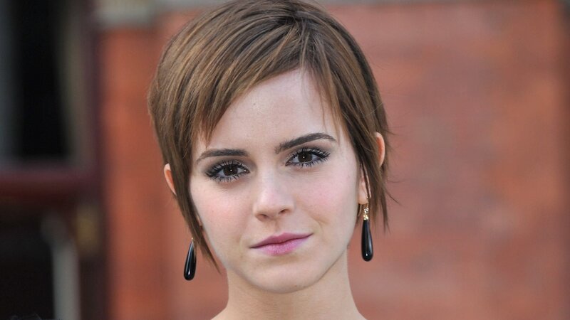 Emma Watson with short hair
