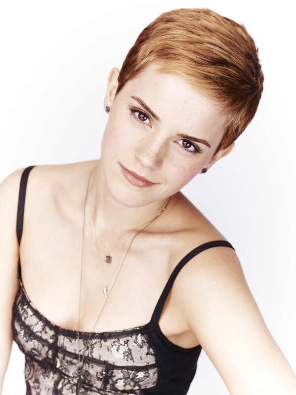 Emma Watson with short hair
