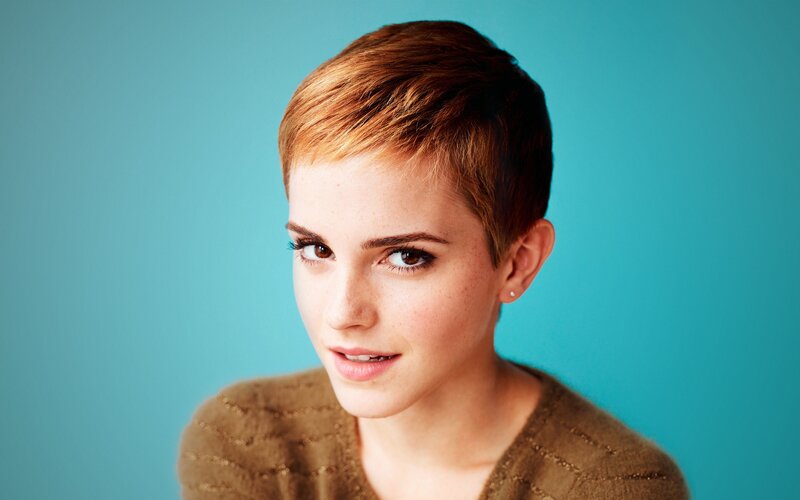 Emma Watson with short hair
