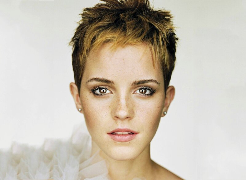 Emma Watson with short hair