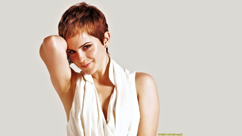 Emma Watson with short hair