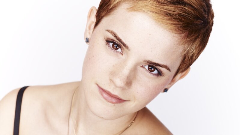 Emma Watson with short hair
