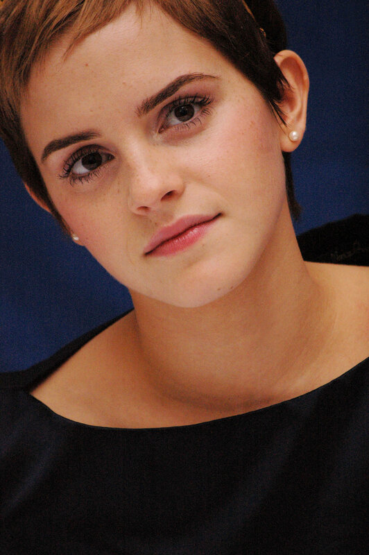 Emma Watson with short hair