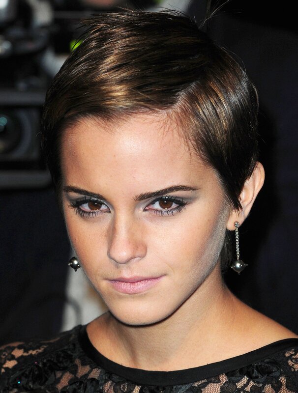 Emma Watson with short hair