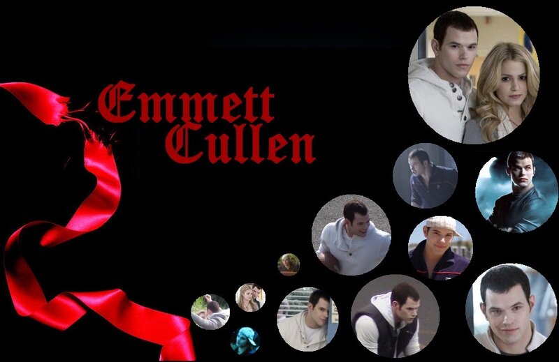 Emmett Cullen Collage — Black