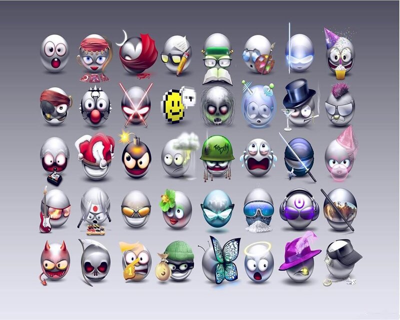 Emoji character collection