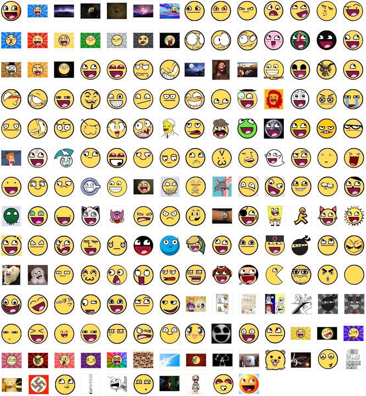 Emoji collection grid