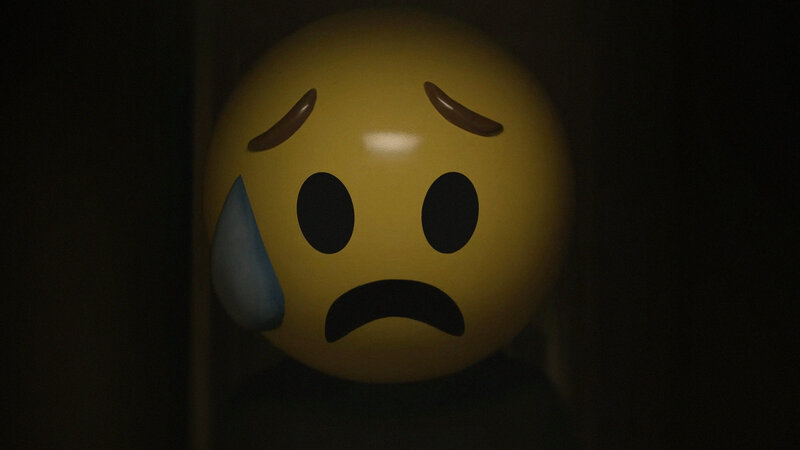 Emoji with Sweat Drop