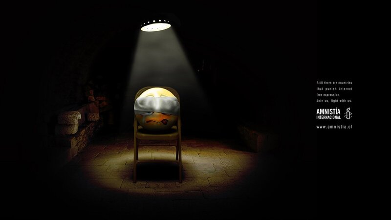 Emoticon on Chair
