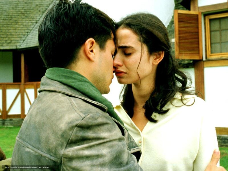 emotional couple moment