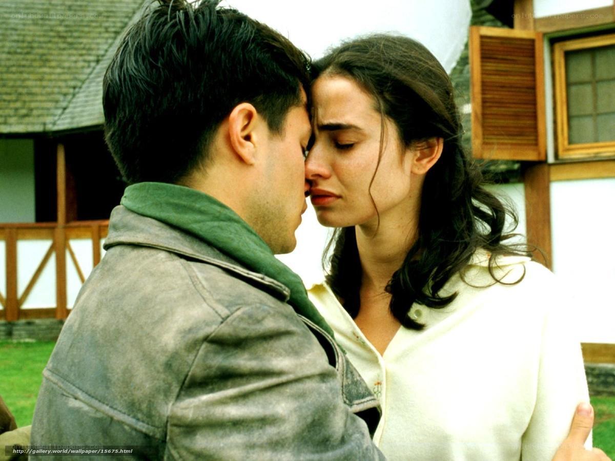 emotional couple moment
