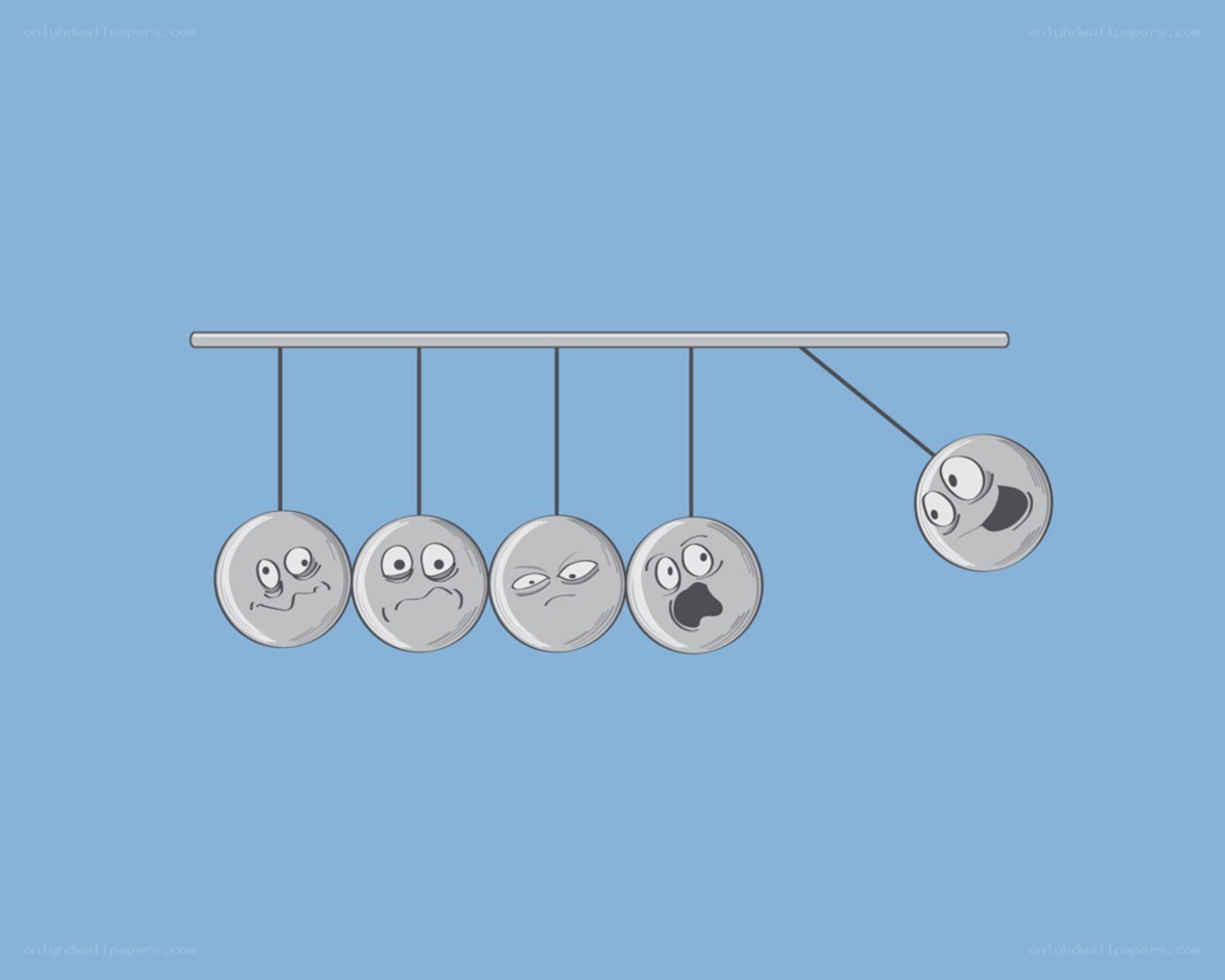 emotional pendulum balls