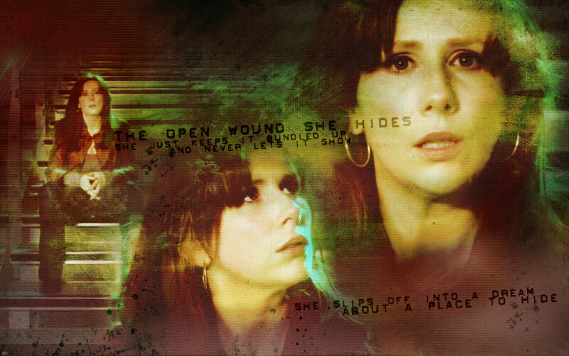 emotional woman collage