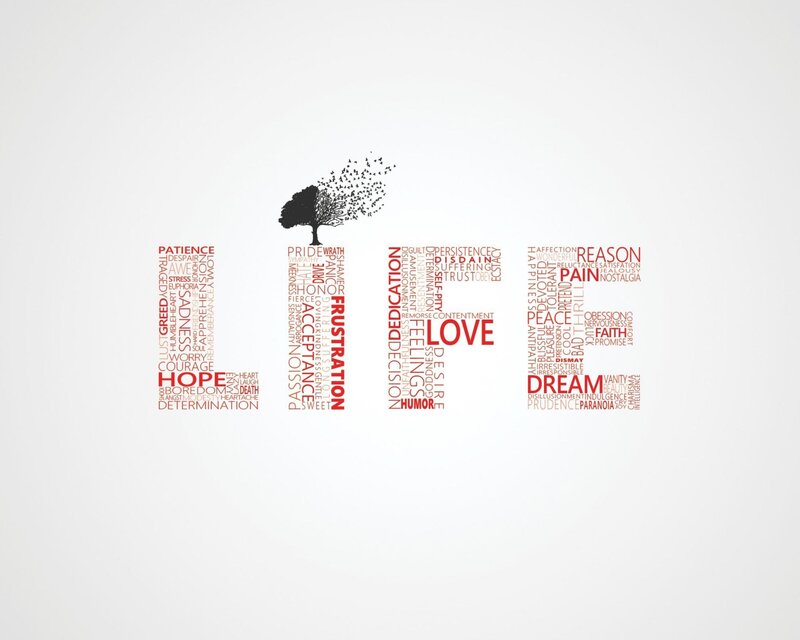 Emotional words forming a tree