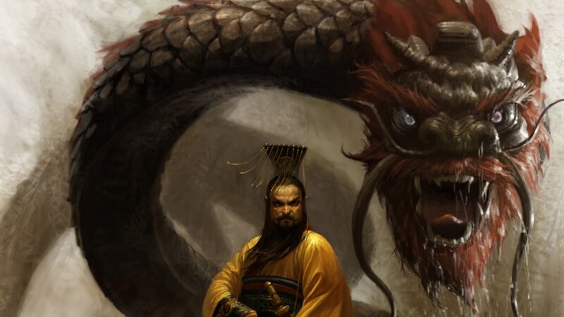 Emperor and a dragon