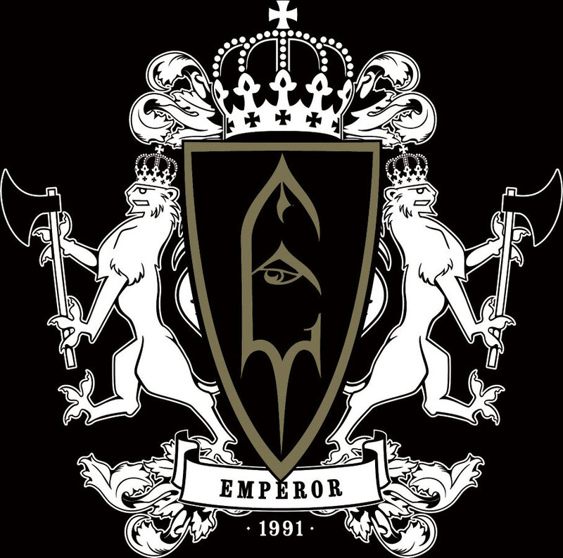 Emperor logo with lions and crown