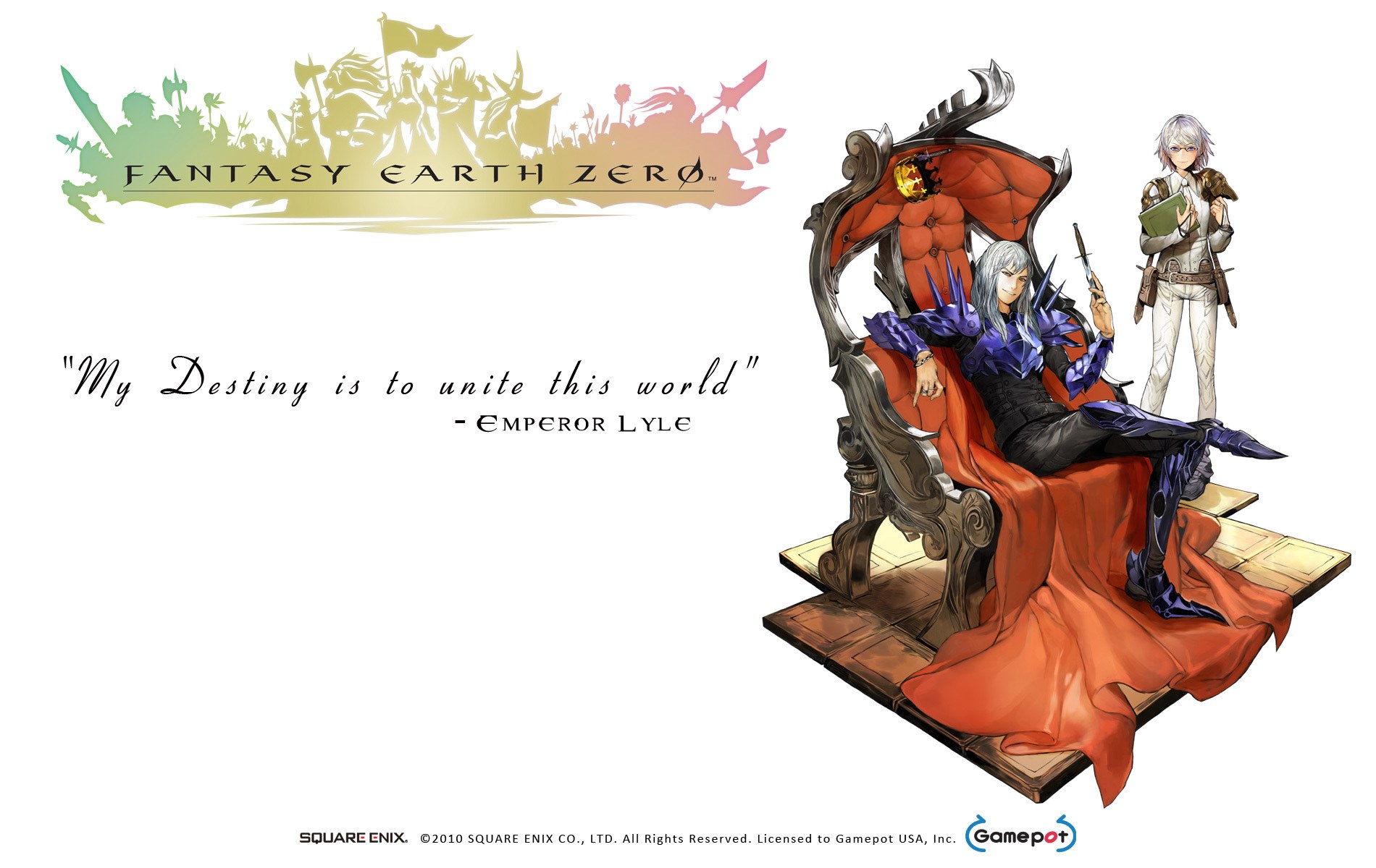 Emperor Lyle from Fantasy Earth Zero