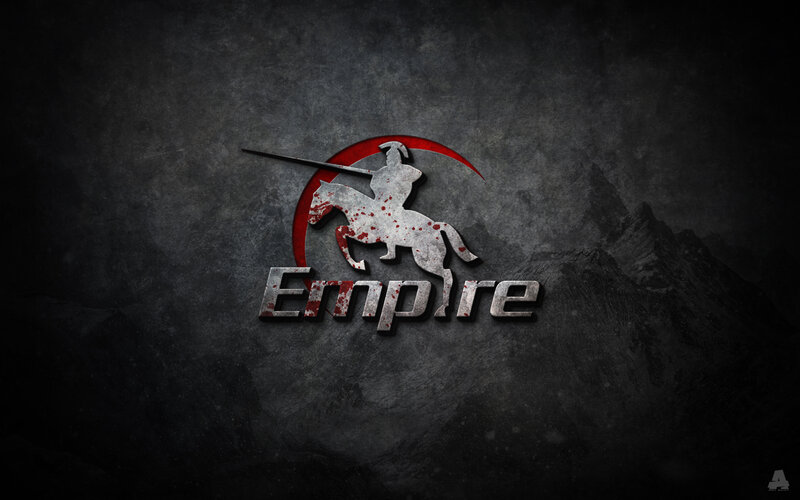 Empire logo with knight