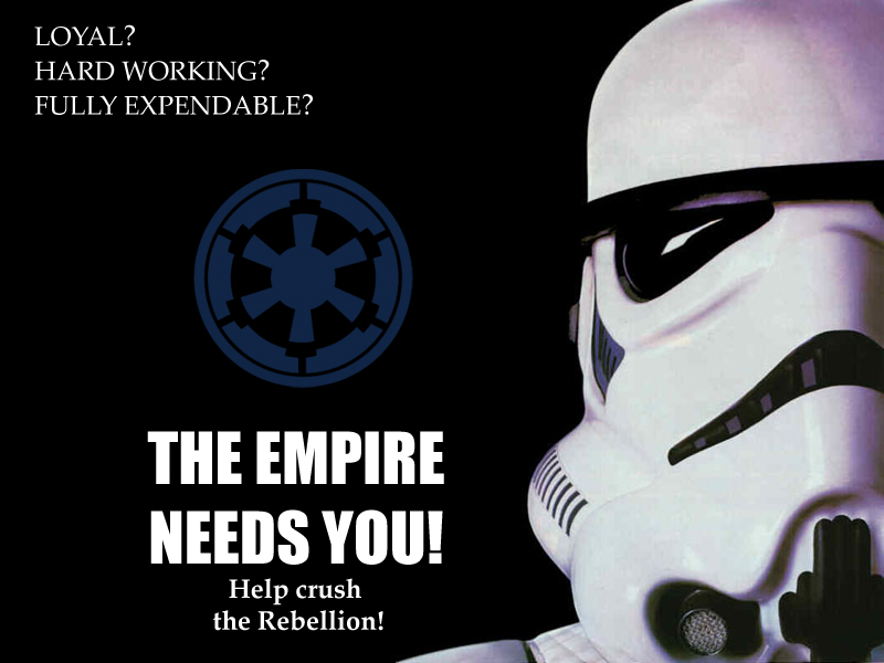 Empire recruitment poster
