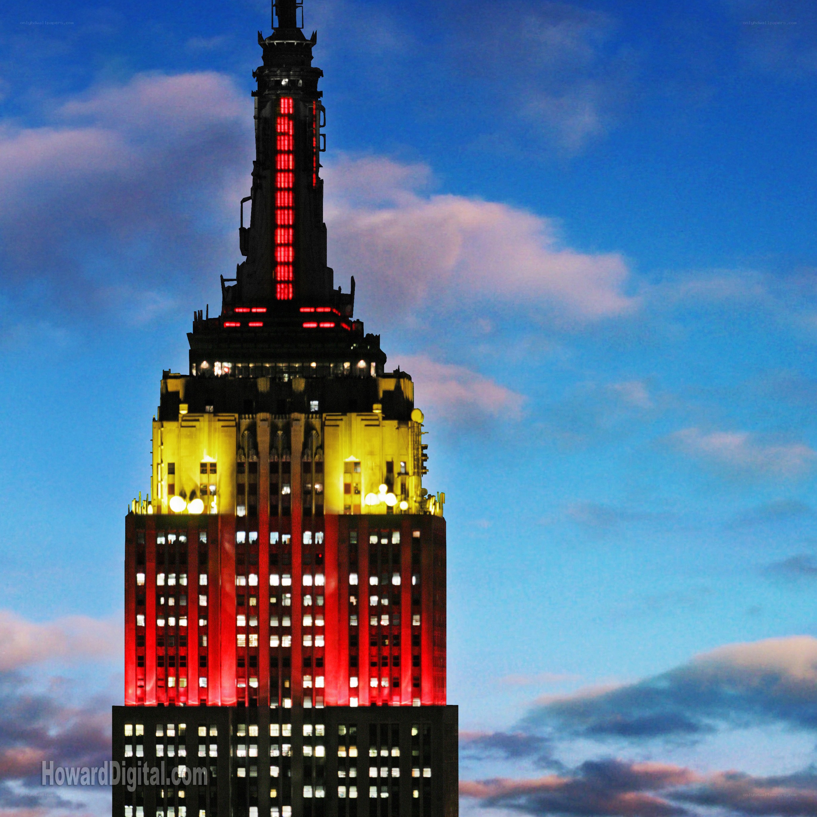 Empire State Building at dusk