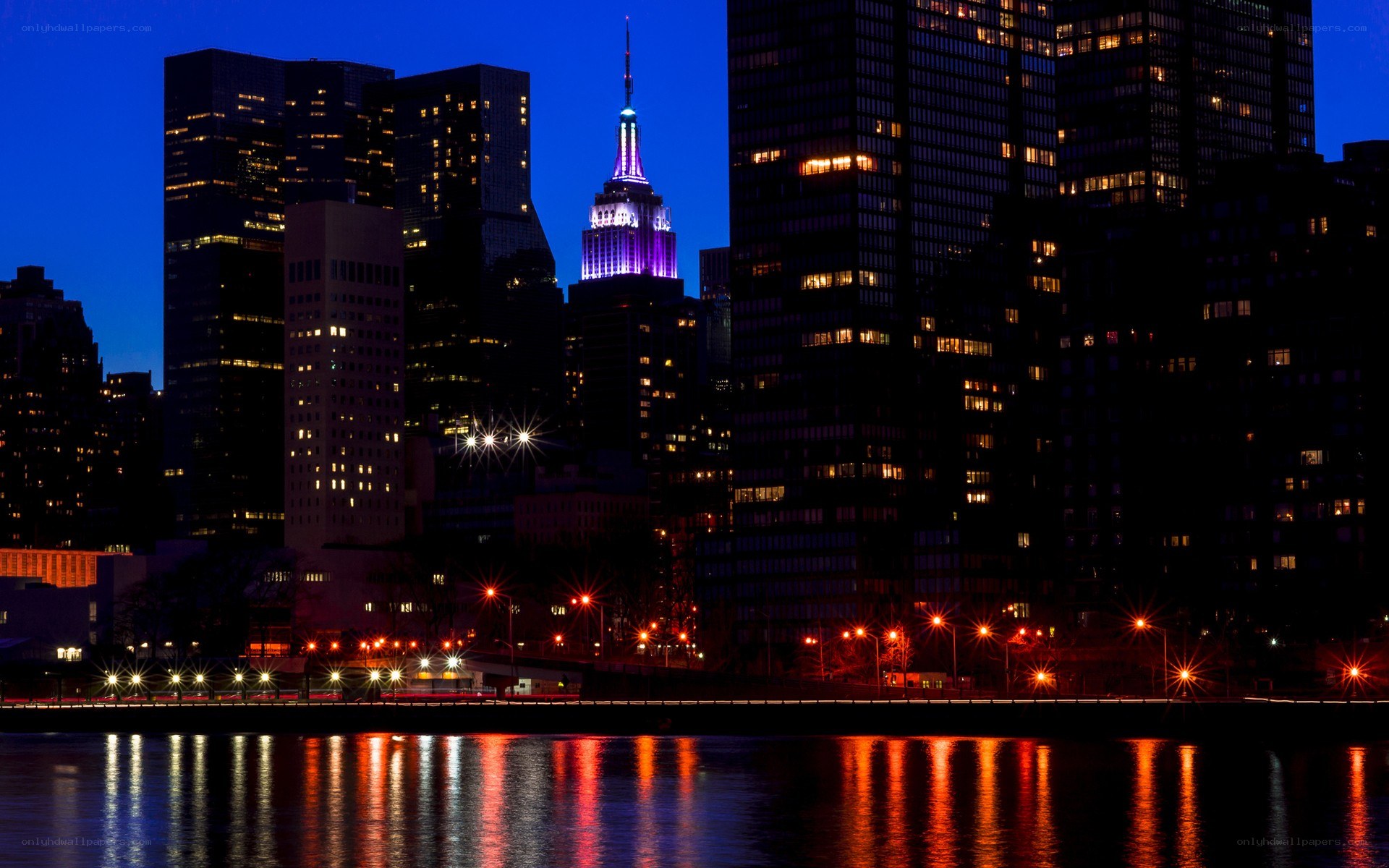 Empire State Building at night
