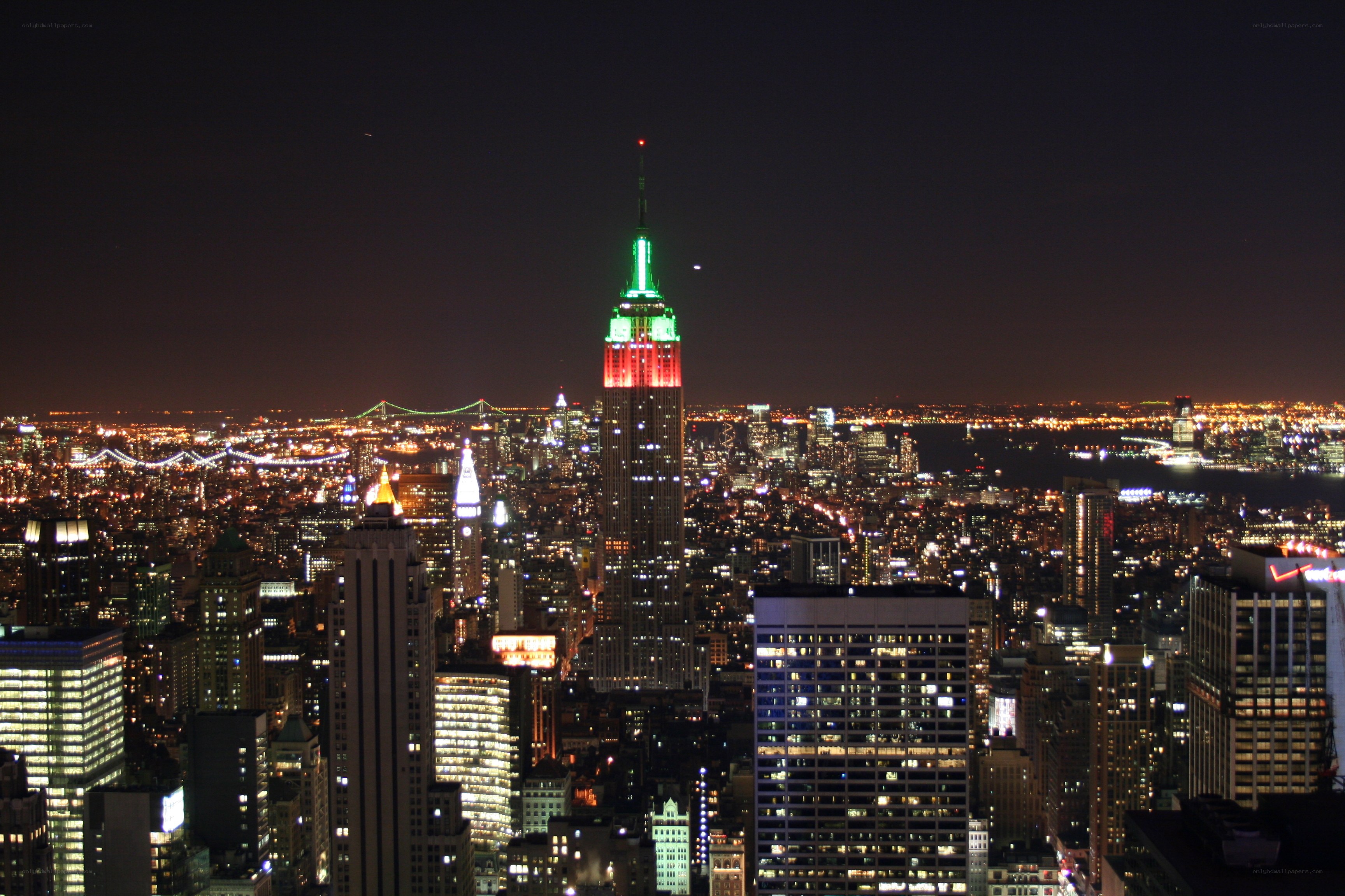 Empire State Building at night