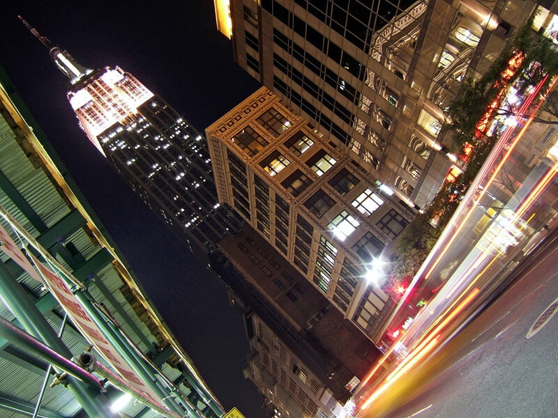 Empire State Building at night
