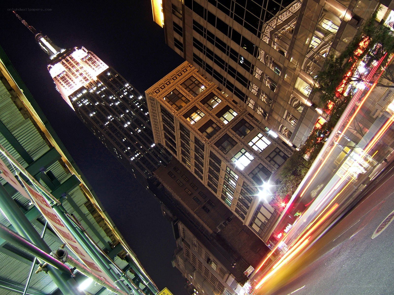 Empire State Building at night