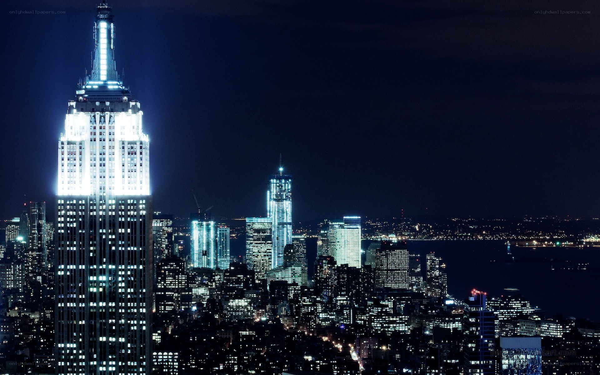 Empire State Building at night