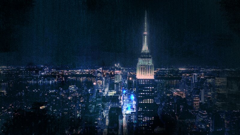 Empire State Building at Night — Blue, Dark