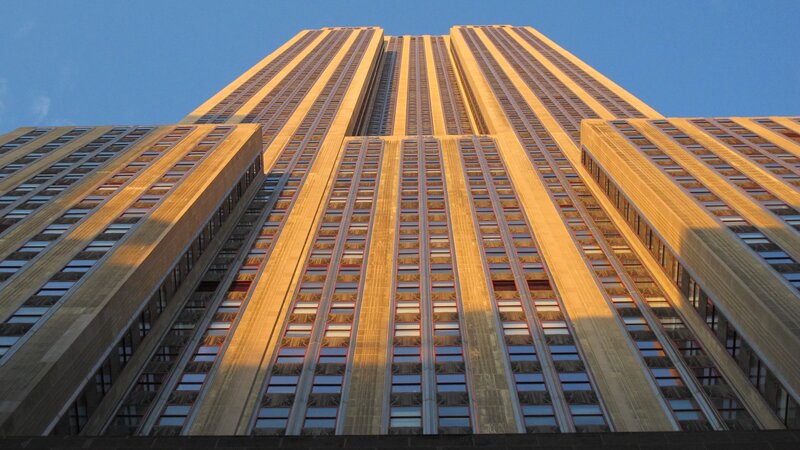 Empire State Building at sunset