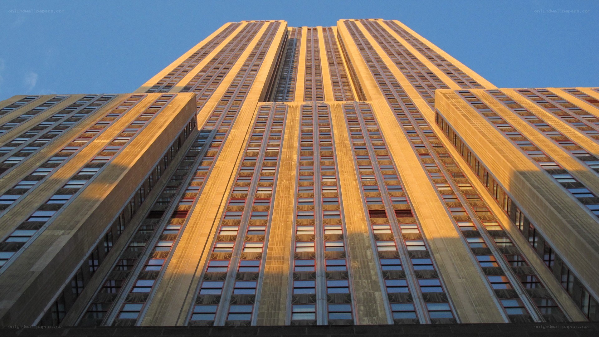 Empire State Building at sunset