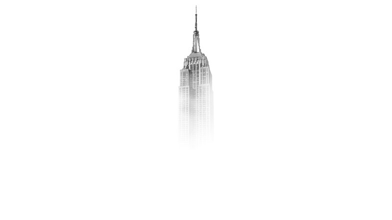 Empire State Building — Black, Minimalist