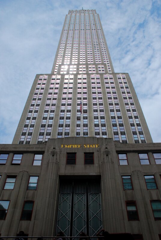 Empire State Building — Gray, Dramatic, Afternoon, Photograph